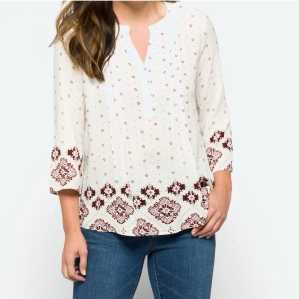 Fun 2 Fun Rayon Top New With Tags Size XS - Picture 5 of 6